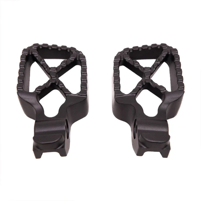 Close up product image of JackRabbit Extra Large Metal Footpegs.