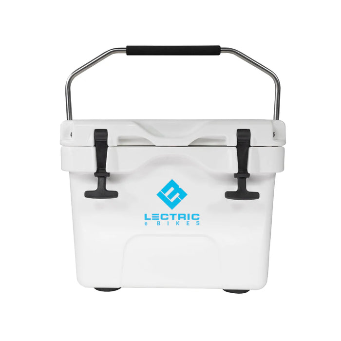Product image of the front of a Lectric Hard Cooler.