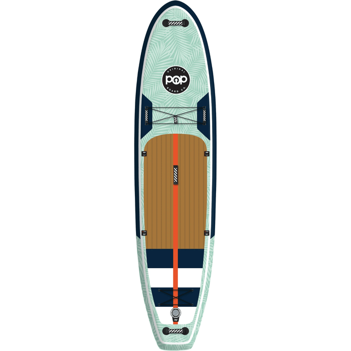 POP Board Co. Yacht Hopper Inflatable SUP 2024 Edition - Mint|Teak|Blue - Current Riders