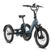 A Lectric XP Trike2 750W Electric Trike in Dusk Blue at an angle on a white background.