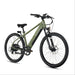 A Lectric Pine Green XPress2 Step-Over electric bike at an angle on a white background.