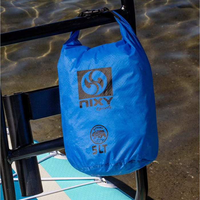 NIXY Dry Sack 5 Liter Hung On Chair In Water