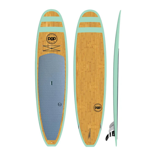 Product image of 11' Huckleberry SUP top, bottom, and side.