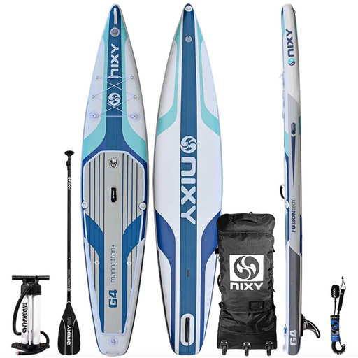 NIXY Manhattan Plus G4 Performance iSUP I Inflatable SUP - Current Riders