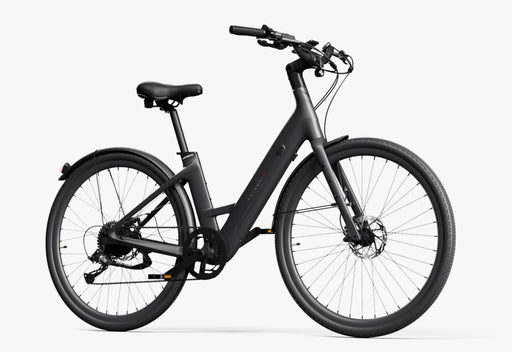 Urtopia Carbon Classic ST electric bike in Matte Black at an angle on a white background.