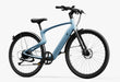 A blu Urtopia Carbon Classic Step-Over electric bike with black components, shown from a side profile against a clean white background.