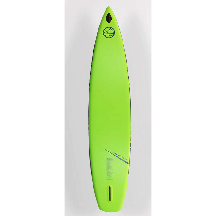 Product image of the Jimmy Styks Neptune Inflatable SUP bottom view.