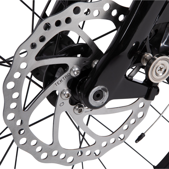 Tektro brake on Carbo Model X E-Bike. 