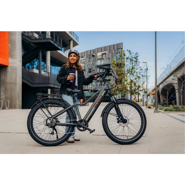 Denago Commute 1 Step-Over Gray Girl Near Apartment Building