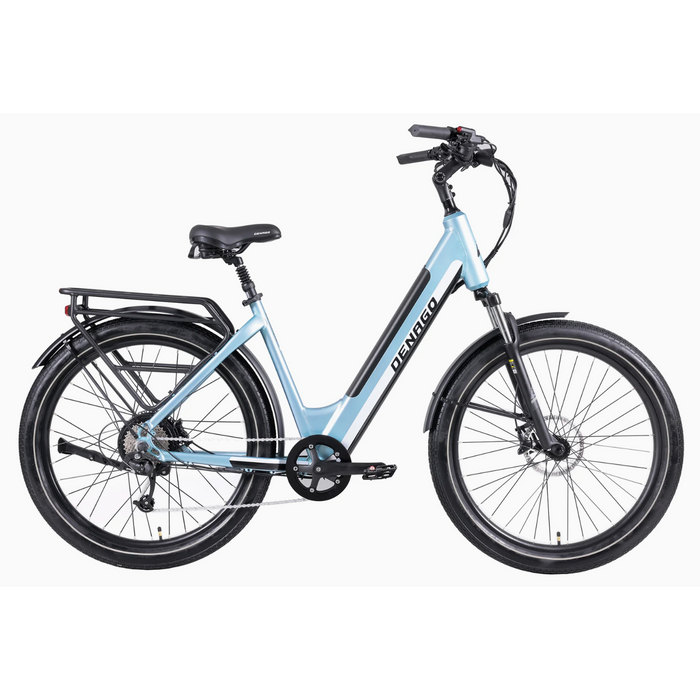 Product image of light blue Denago Commute 1's right side.