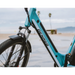 Denago Commute 1 Step-Thru Light Blue Close Up Of Frame