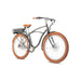 Gloss Charcoal Priority E-Bike step-over electric bike. 