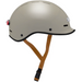 Electric Bike Co. Custom E-Helmet in Sunset Gray with black trim and tan strap.