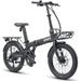 Black ENVO Lynx Foldable eBike's right hand side at a diagonal.