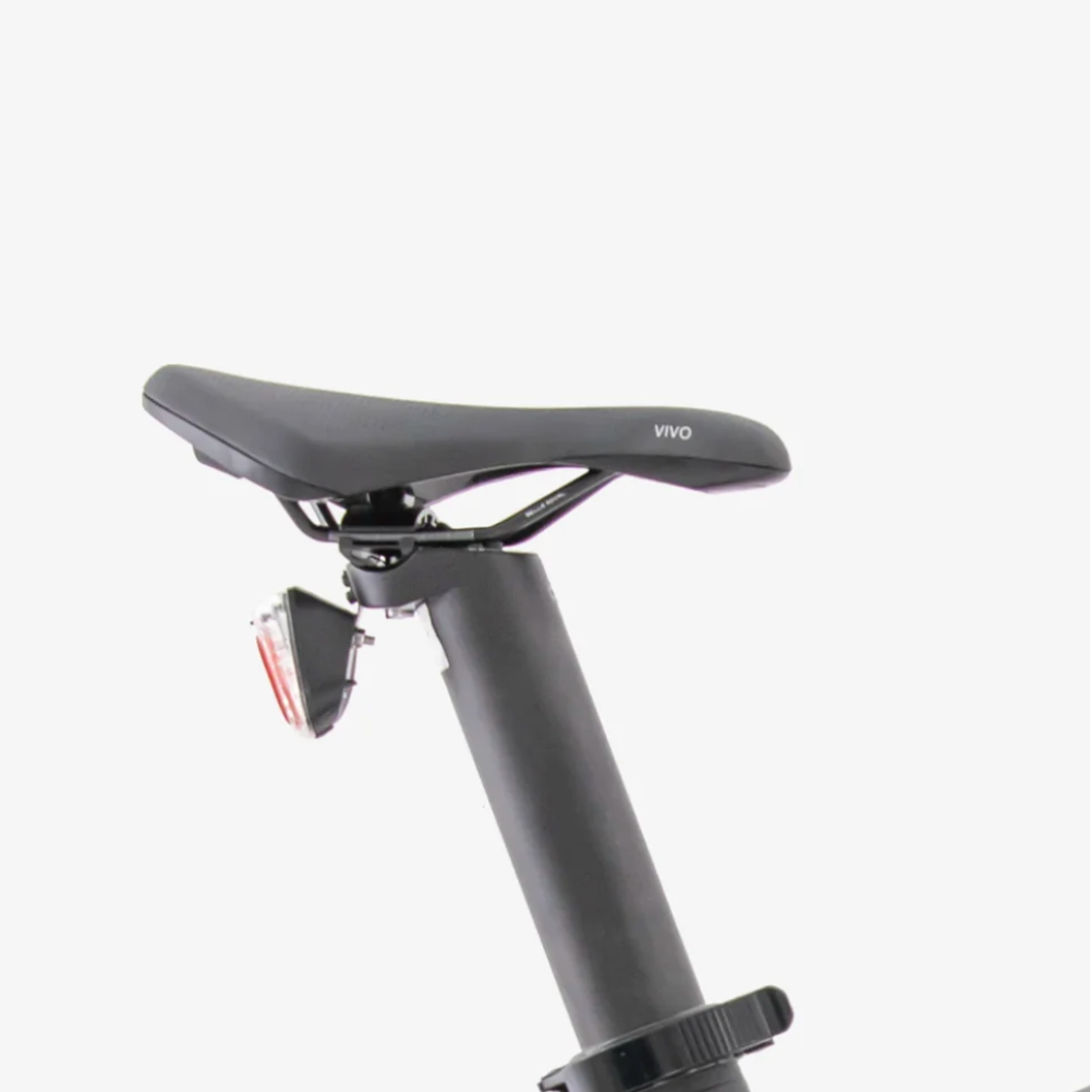 Hidden seat post in Envo Stax Pro eBike. 