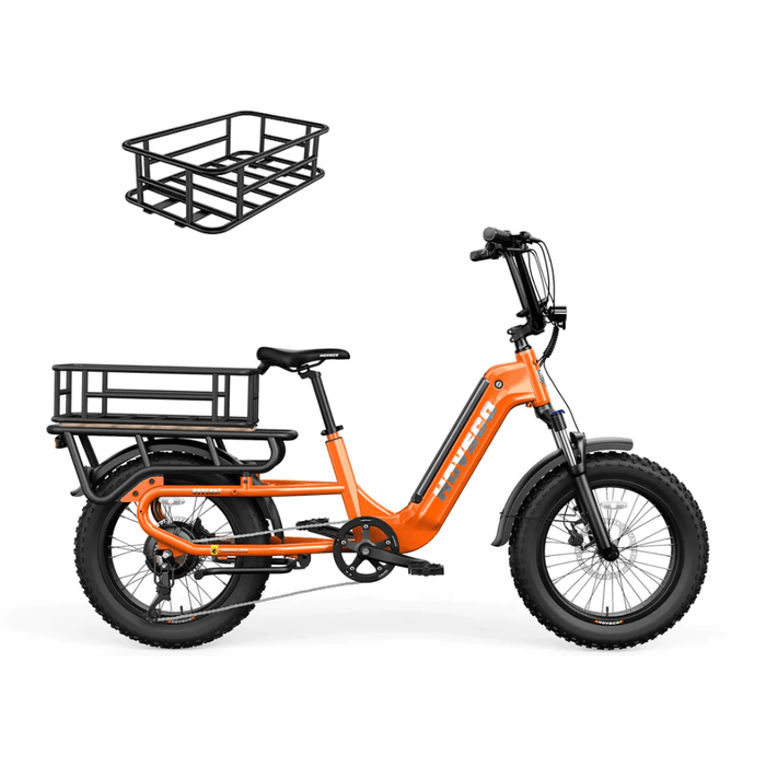 HOVSCO™ HovCart Step-Thru Fat Tire Cargo Electric Bike