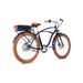 Gloss Indigo Priority E-Coast electric bike step-over.