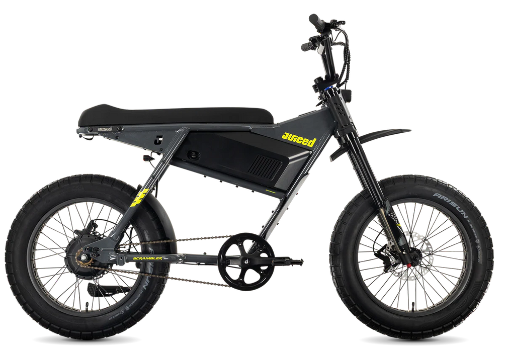 scrambler electric bicycle HBBC DTR 20" Fat Tire eBike With its rugged design and robust features Scrambler Electric Fat Bike |