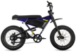 Juiced Scrambler Grape Juice Full Suspension eBike with a white background. 