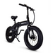 Jupiter Bike Defiant fat tire black folding electric bike. 