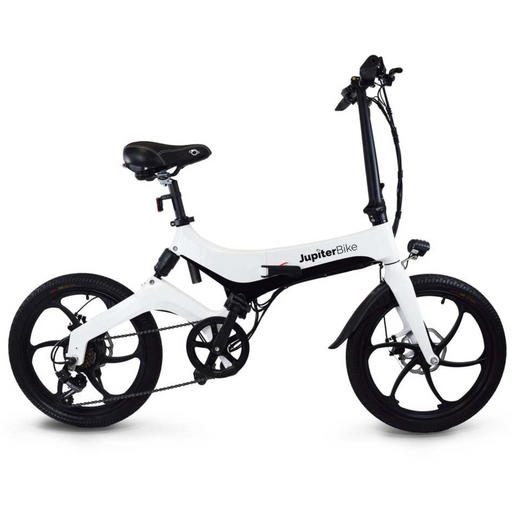 Jupiter Bike Discovery X7 white folding bike.