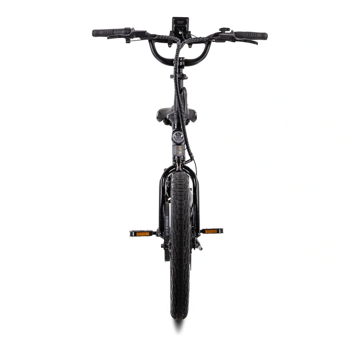 Front of Lectric XP Lite 2.0 JW Black Long-Range eBike.