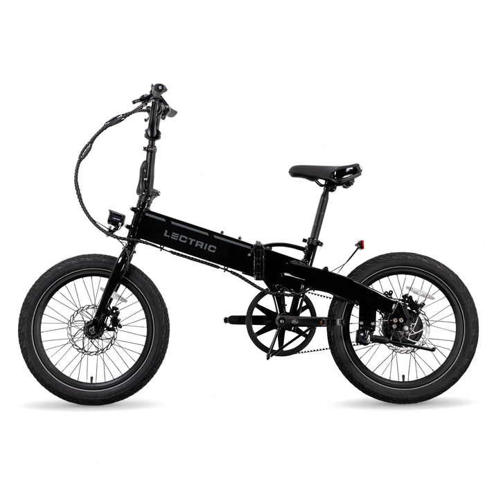 Side view Lectric XP Lite 2.0 JW Black eBike.