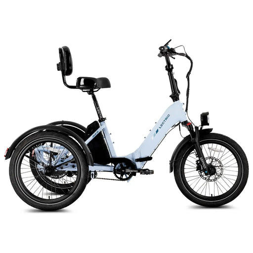 New Lectric Trike2 Glacier Blue eTrike. 