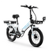 Lectric XP Step-Thru 3.0 White eBike at an angle.