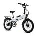 Lectric XP Lite ebike in white at an angle.