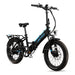 Angle view Lectric XP Step-Thru 3.0 Black Long-Range eBike.