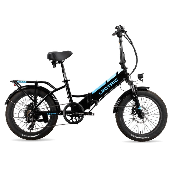 Lectric XP Step-Thru 3.0 Black Long-Range eBike.