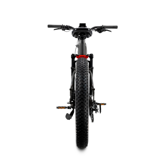 Back view of the Lectric XPeak Step-Over 2.0 Electric Bike.