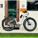 Lectric XPeak 2.0 parked in front of Current Riders, Fort Myers Beach.