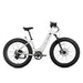 Lectric XPeak 2.0 White electric bicycle from the side. 