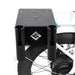 Close up of Lectric eBike Fishing Rod Holder installed on bike.