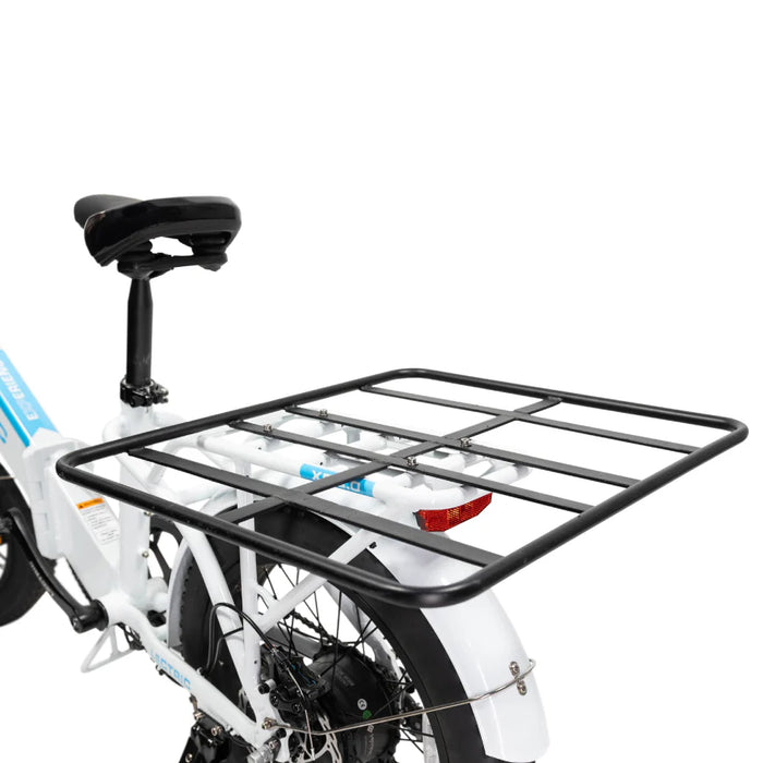Lectric Platform on back of white Lectric XP 3.0.