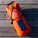 15 liter dry bag from Loon Paddle Company on dock.