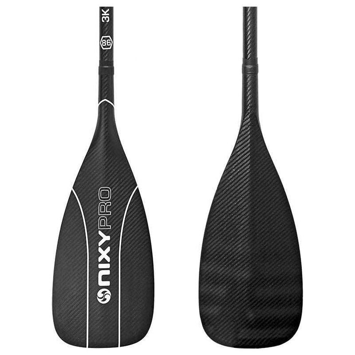 NIXY 100% 3K Carbon Fiber Adjustable Stand Up Paddle Board I SUP Pro Paddle 3-Piece - Current Riders