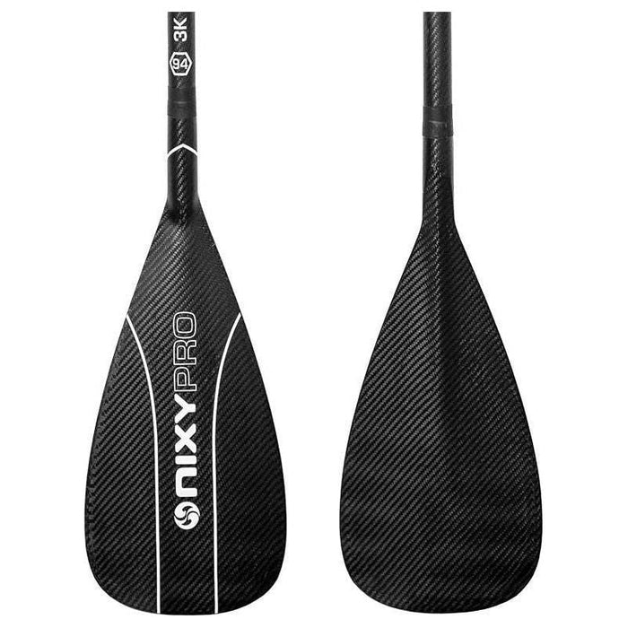 NIXY 100% 3K Carbon Fiber Adjustable Stand Up Paddle Board I SUP Pro Paddle 3-Piece - Current Riders