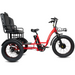 Red Oh Wow Cycles Conductor 4-2 Rickshaw Electric Trike right side.