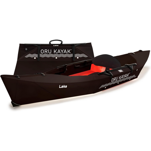 Product image of the Oru Kayak Lake Foldable Kayak in black.