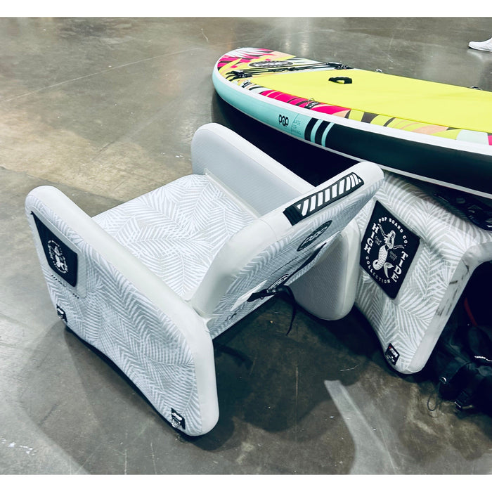 POP Board Company POPUP Table and Chair with Yahcht Hopper SUP.