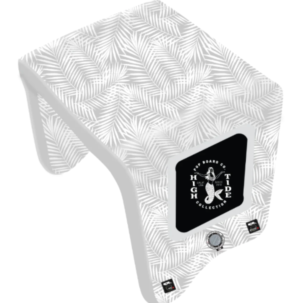POPUP Inflatable Table product image with it on a diagonal showing a neoprene pocket.