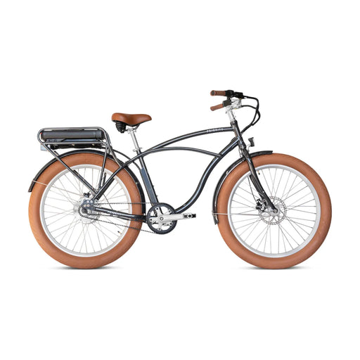 Priority E-Coast in Gloss Charcoal step-over electric bike.