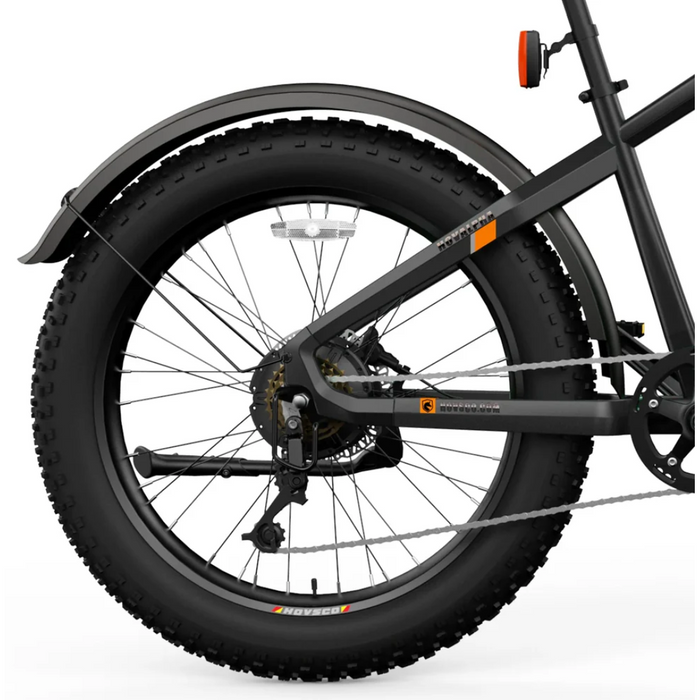 HOVSCO HovAlpha Step-Over Dark Grey Close Up Of Rear Wheel