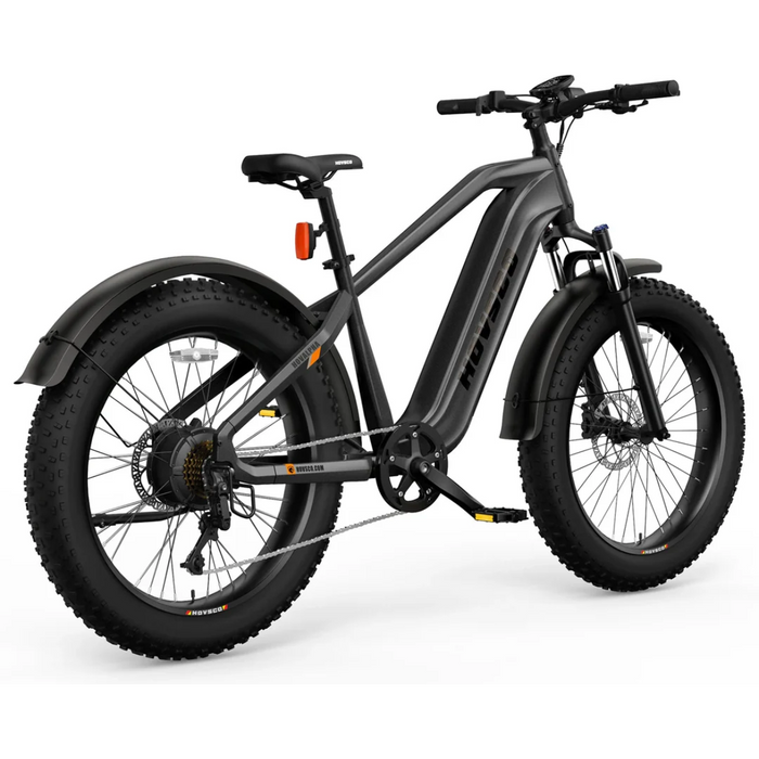 HOVSCO HovAlpha Step-Over Dark Grey With Fenders Product Image Rear Diagonal View Right Side