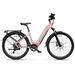 Product image of pink gold HOVSCO HovRanger Electric Bike ride side view.