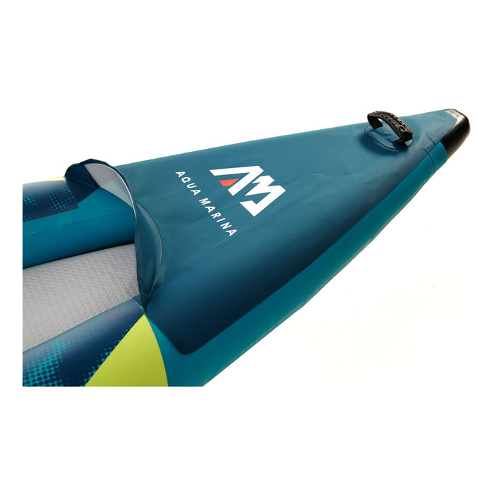 Aqua Marina Steam Kayak front deck shield and hard v-cone front.