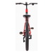 Red Denago City 3 eBike rear view.